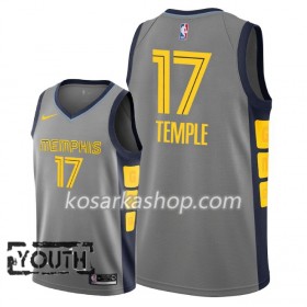 Dres Memphis Grizzlies Garrett Temple 17 Nike 2018-19 City Edition Siva Swingman - Dječji